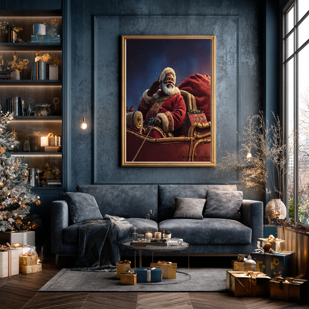 Here Comes Santa — Canvas