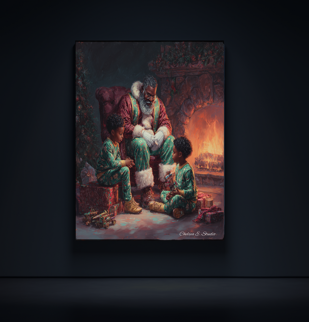The Fireside Visit — Premium Poster