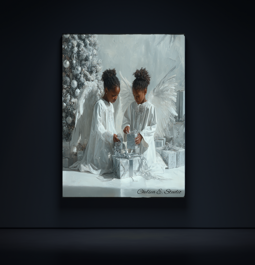 Christmas in Heaven — Canvas