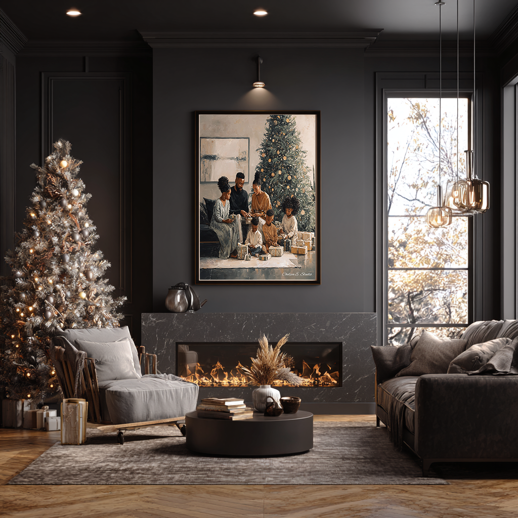 Family Christmas — Canvas