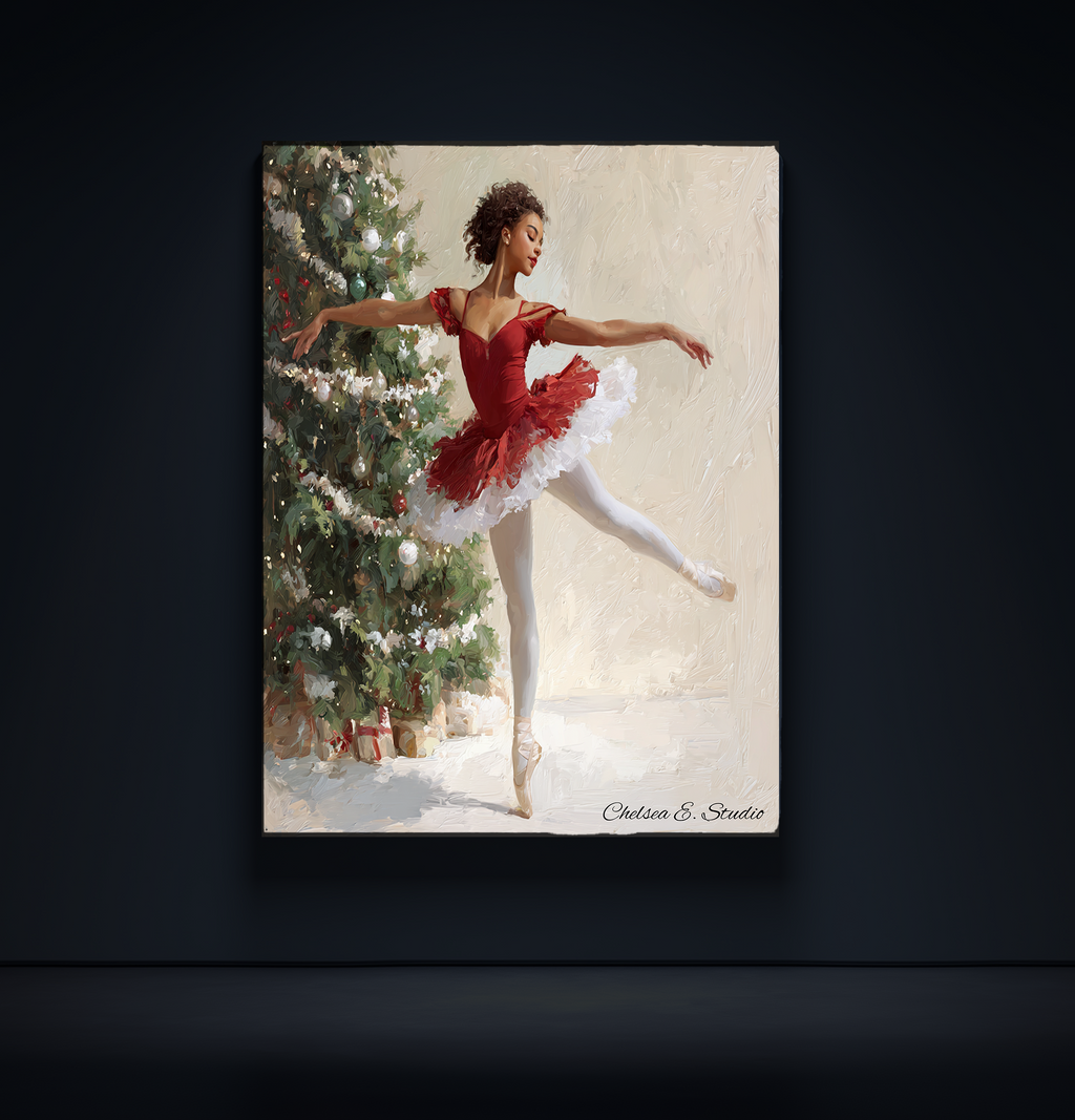 Snowfall Ballet — Premium Poster