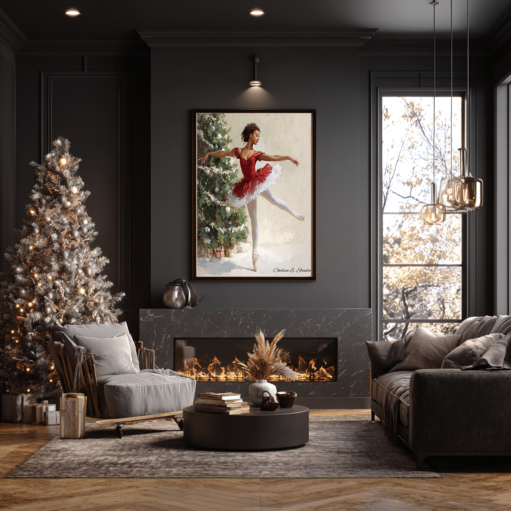 Snowfall Ballet — Canvas