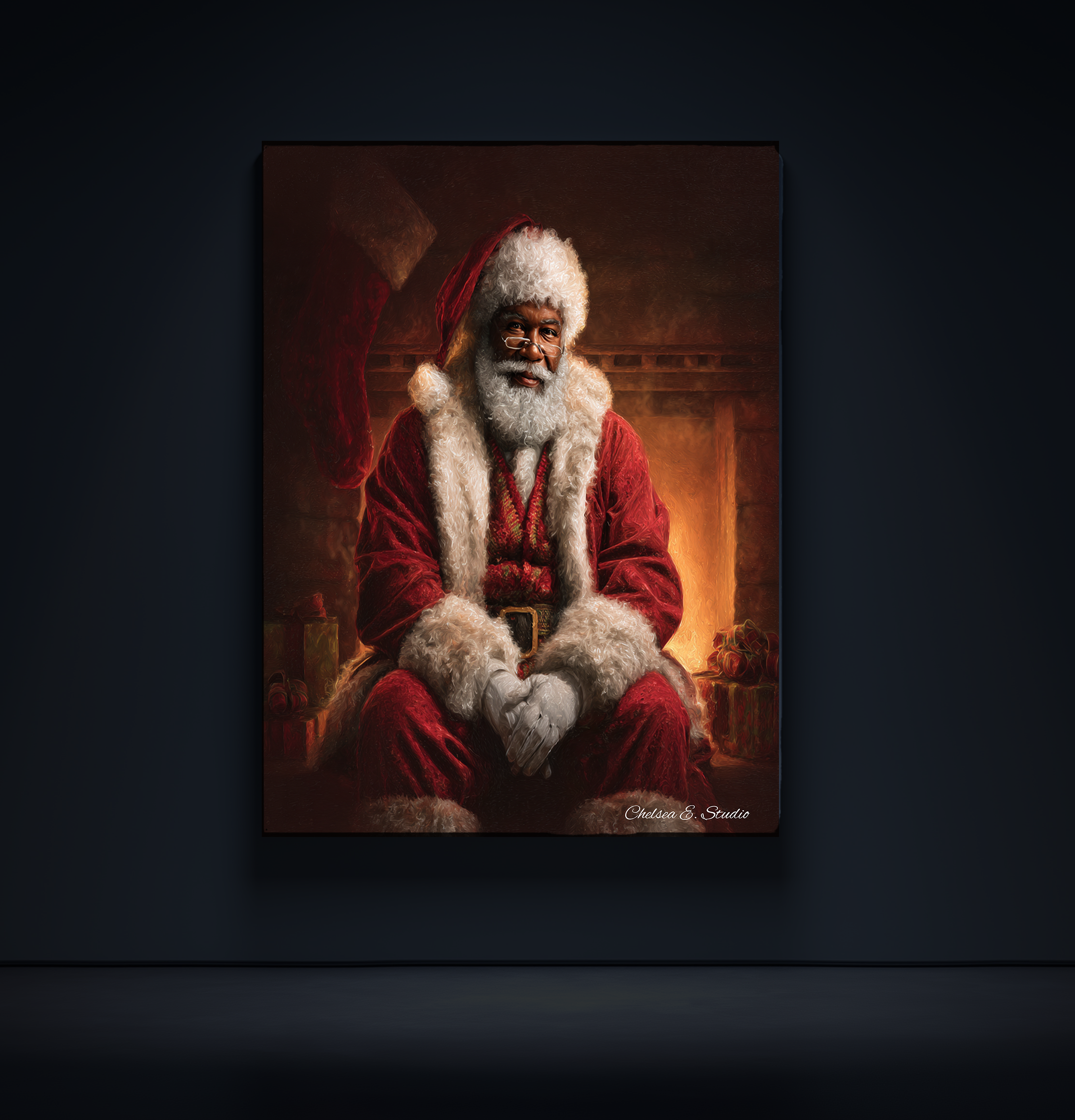 Santa’s Warmth — Premium Poster