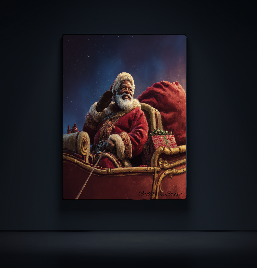 Here Comes Santa — Canvas